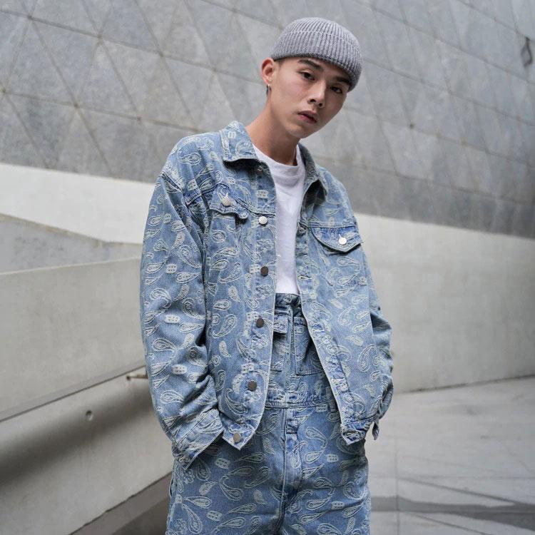 Denim jacket "Shiomi" -TENSHI™ STREETWEAR