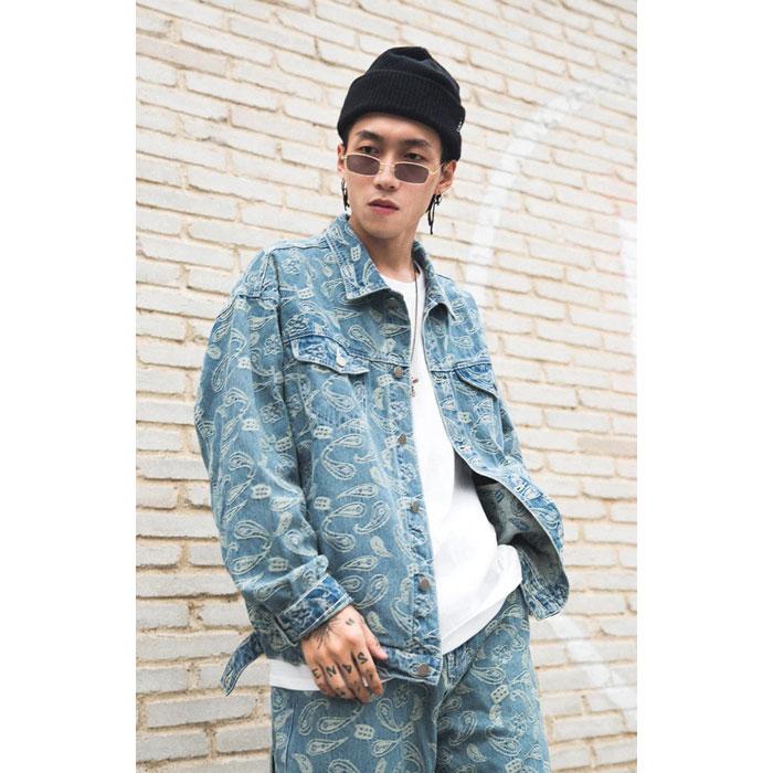 Denim jacket "Shiomi" -TENSHI™ STREETWEAR