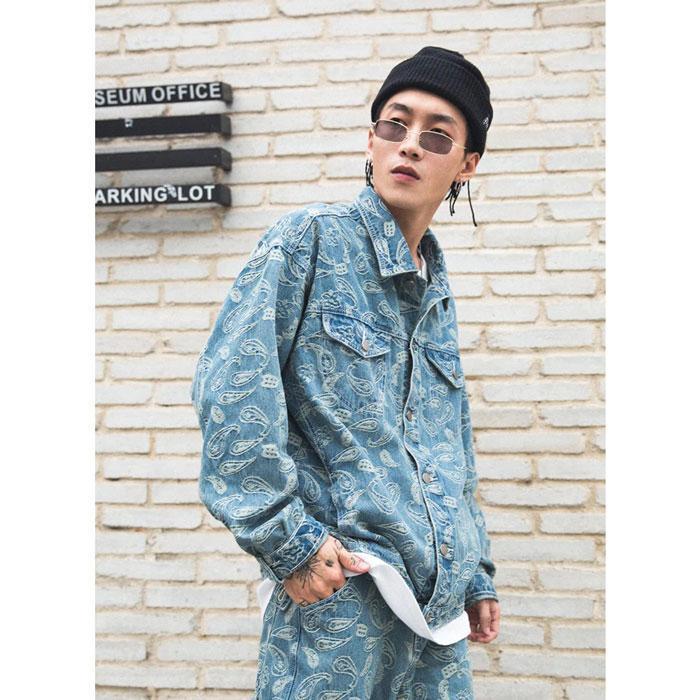Denim jacket "Shiomi" -TENSHI™ STREETWEAR