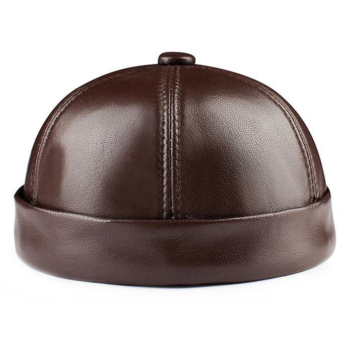 Docker Hat leather 