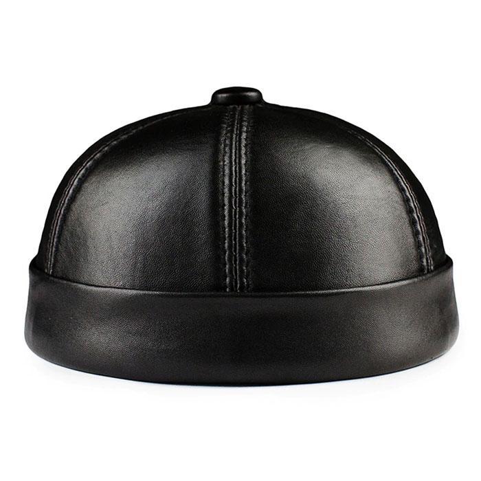 Docker Hat leather 