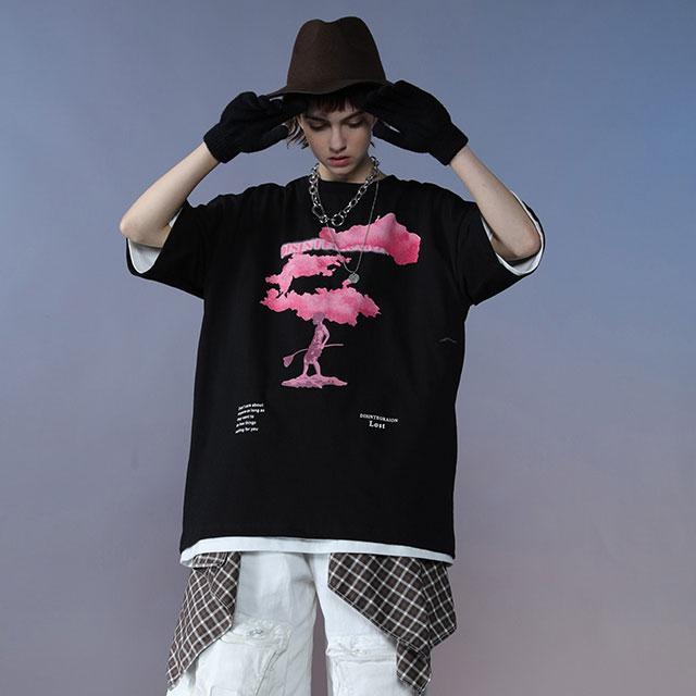 T-Shirt "Pink Cloud" -TENSHI™ STREETWEAR