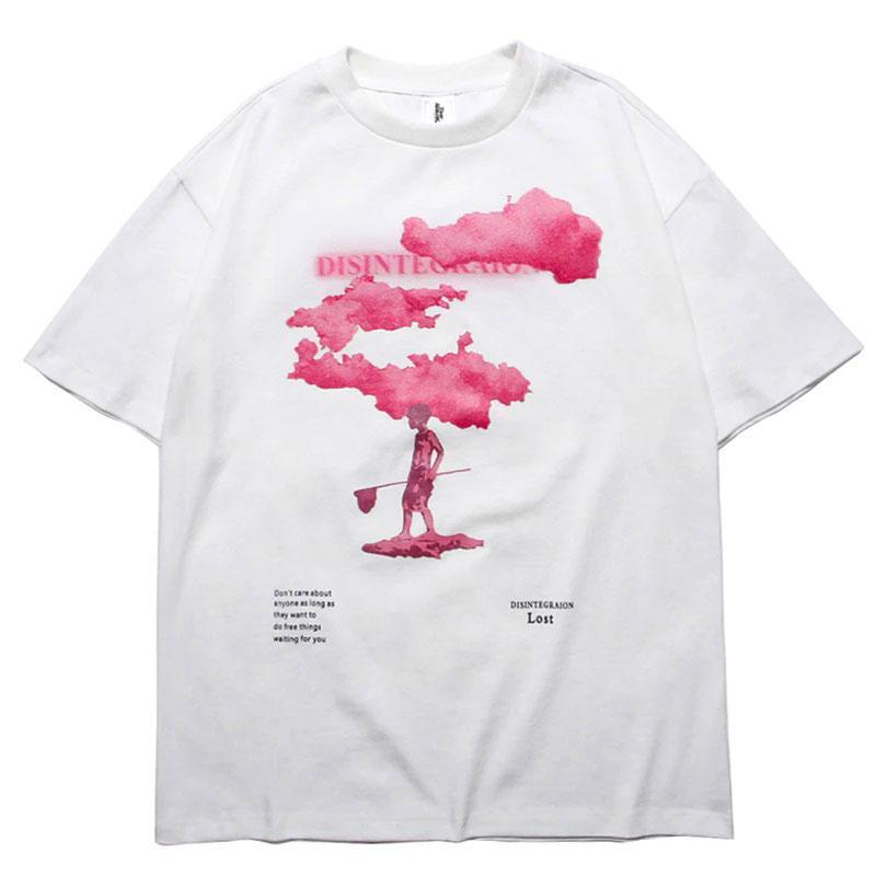 T-Shirt "Pink Cloud" -TENSHI™ STREETWEAR