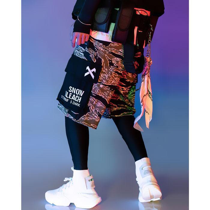 Techwear Cargo Shorts "Aburame" -TENSHI™ STREETWEAR