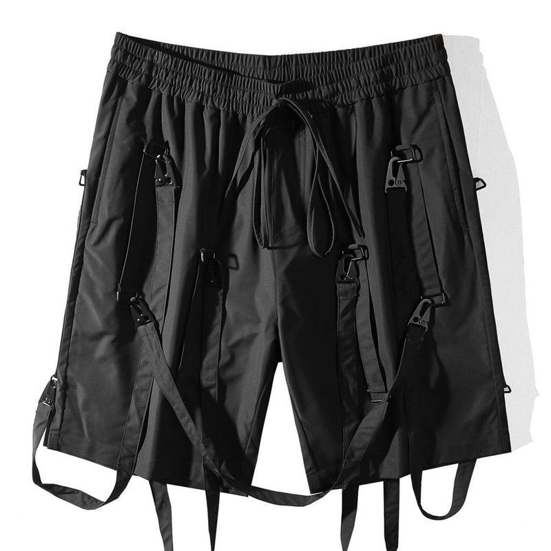 Techwear Cargo Shorts "Hatake" -TENSHI™ STREETWEAR