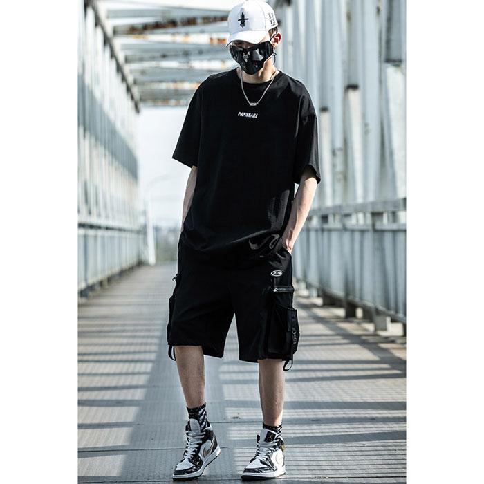 Techwear Cargo Shorts "Homura" -TENSHI™ STREETWEAR