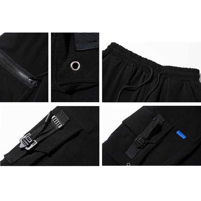 Techwear Cargo Shorts "Kagami" -TENSHI™ STREETWEAR