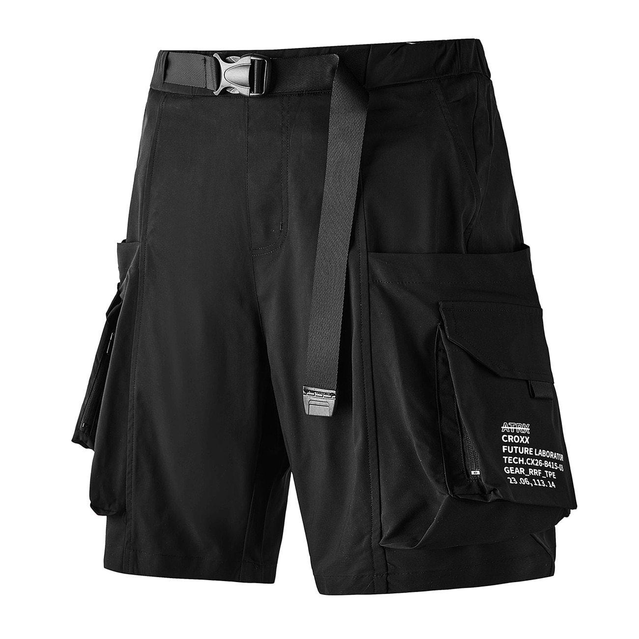 Techwear shorts "Kazama" -TENSHI™ STREETWEAR