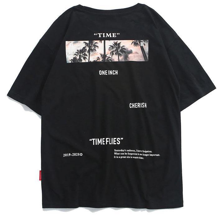 "Time flies" T-Shirt -TENSHI™ STREETWEAR