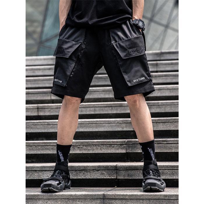 "Utatane" Techwear Cargo Shorts -TENSHI™ STREETWEAR