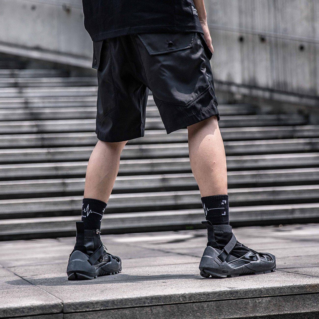 "Utatane" Techwear Cargo Shorts -TENSHI™ STREETWEAR